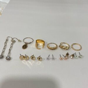 Gold and silver Jewelry